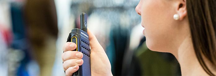 New Motorola SL300 Push To Talk Radio