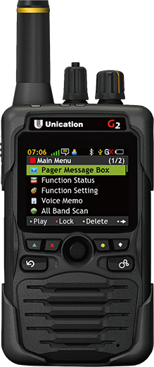 Unication G2 Pager G2 P25 Single Band Voice Pager